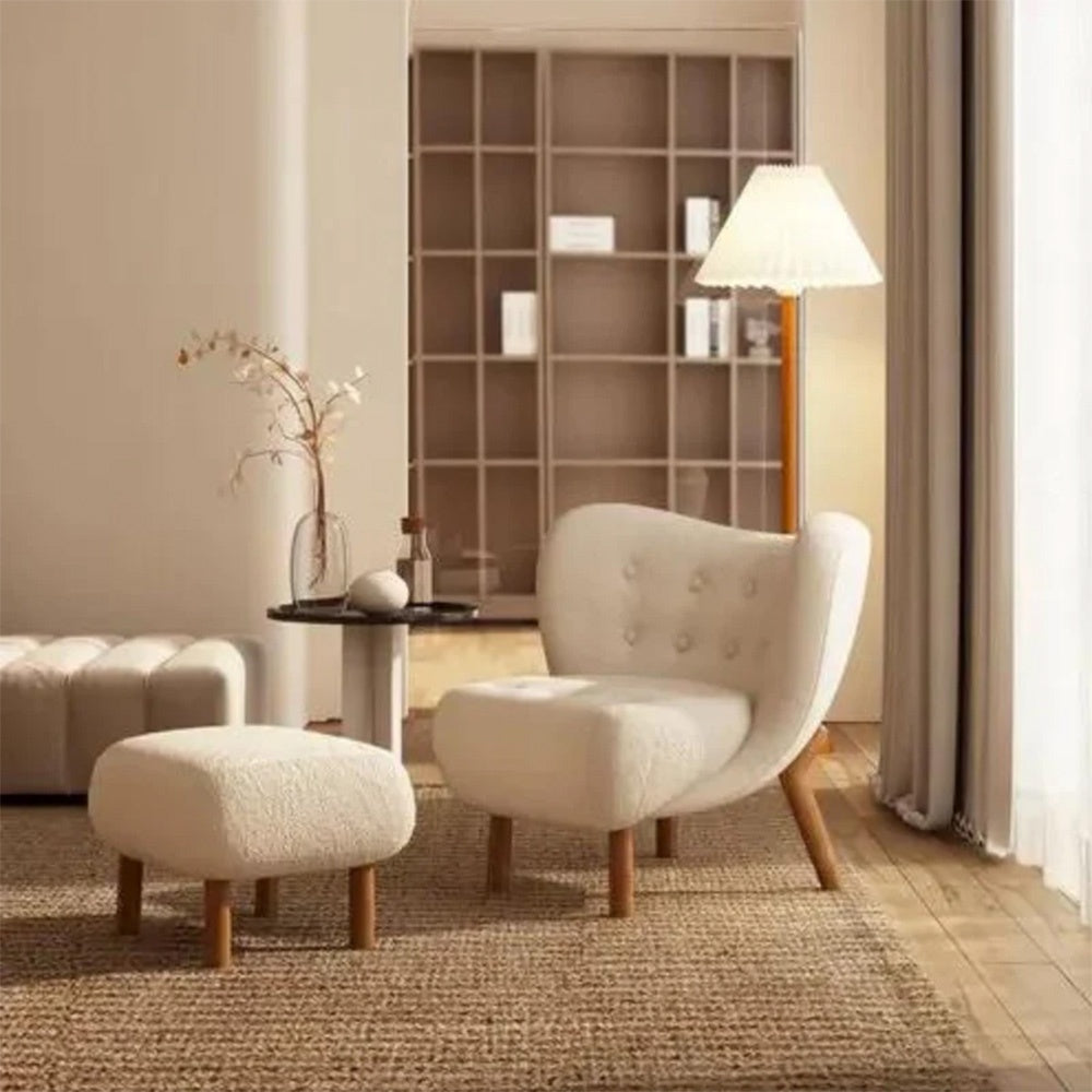 Fotoliu Premium Cuddle Nuvola Cu Taburet, 54 x 85 x 77 cm, Homedit - Image 3