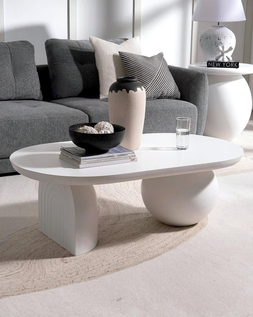 Masa cafea premium 120 cm  din lemn masiv Sonali, Homedit - Image 8