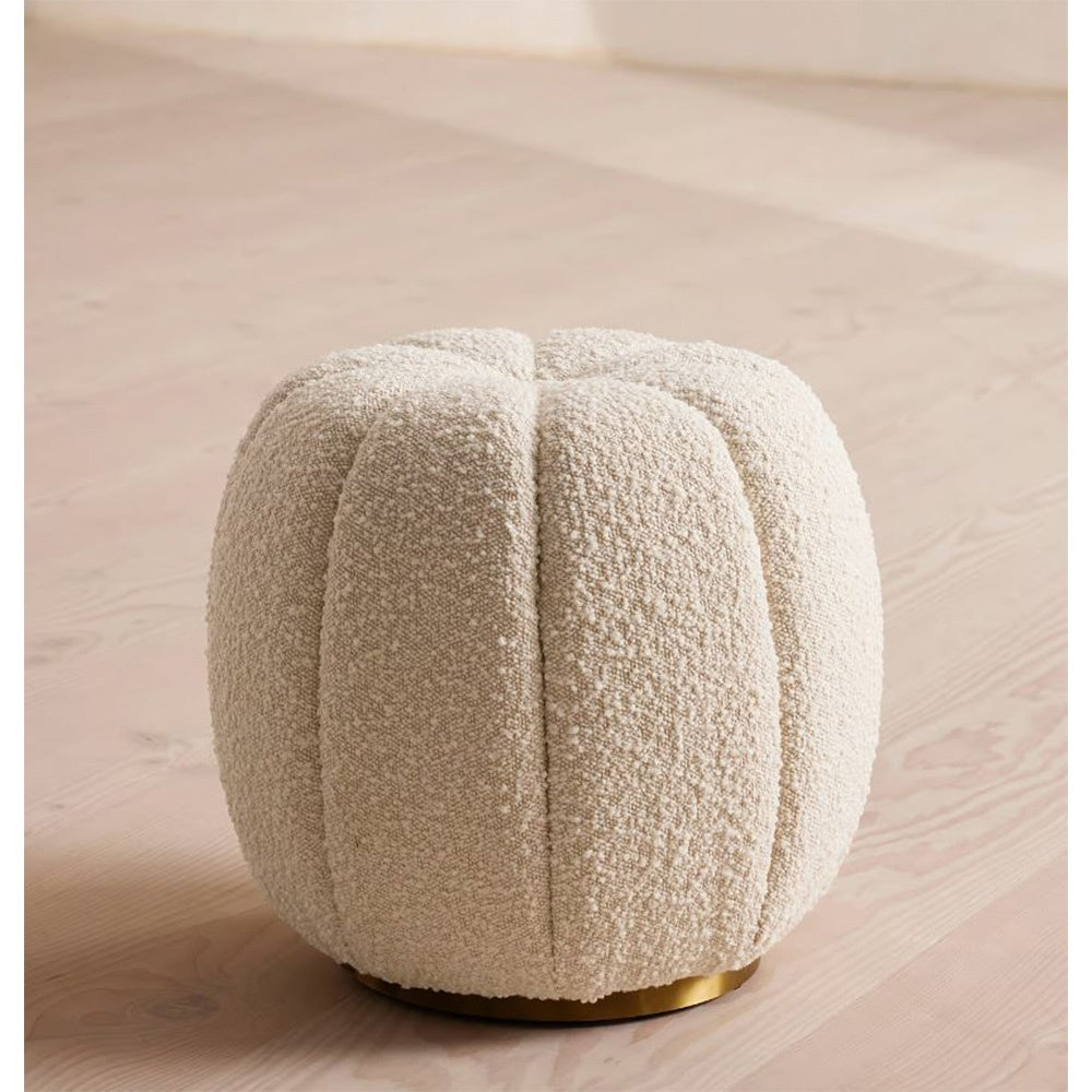 Taburet Premium Charlotte Boucle, 43 x 43 x 48 cm, Homedit - Image 5