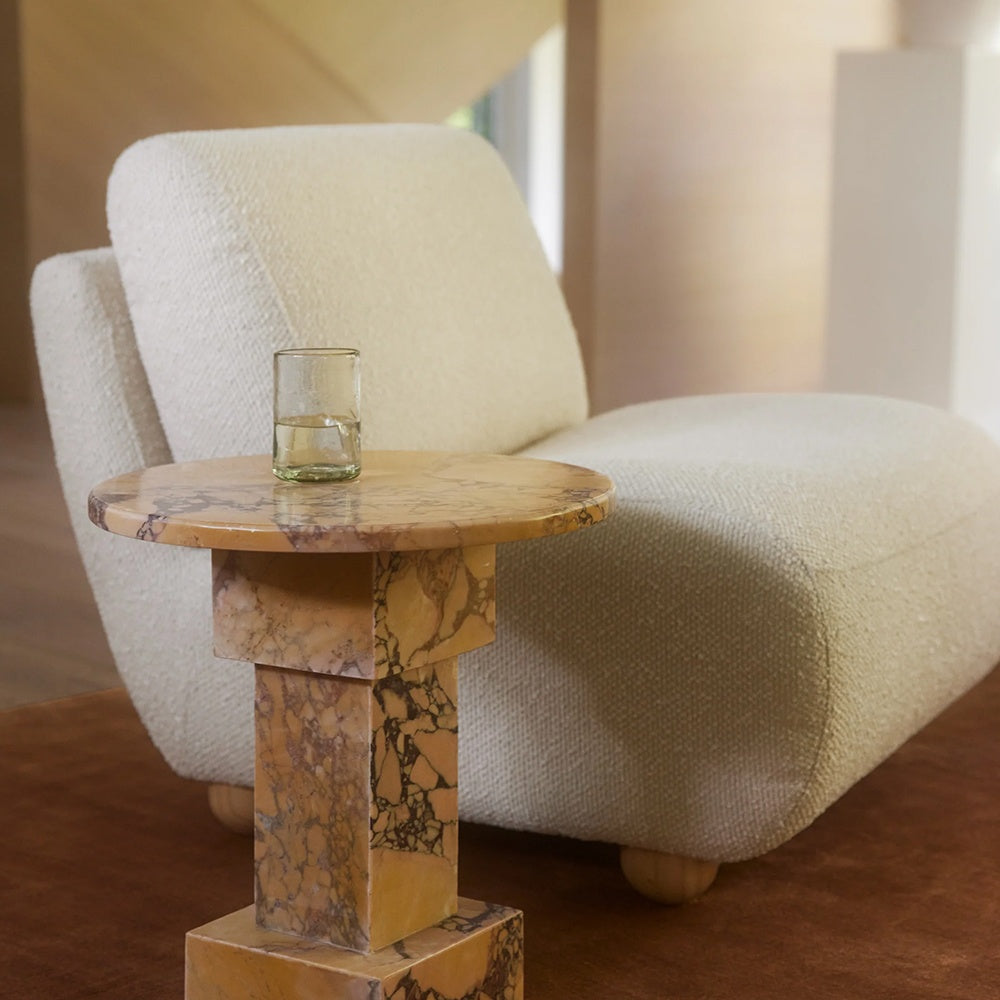 Fotoliu Premium Kya Boucle Accent, 79 x 99 x 75 cm, Homedit - Image 3