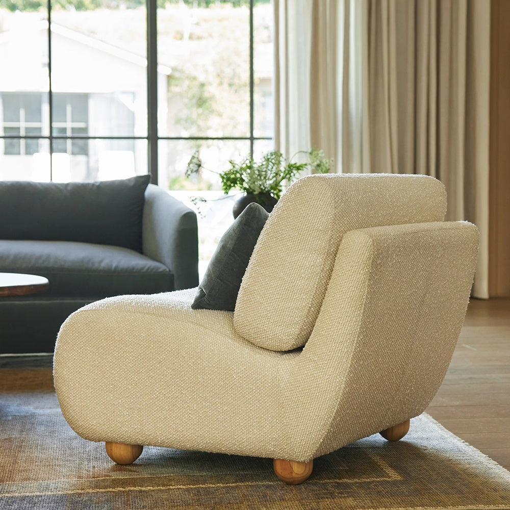 Fotoliu Premium Kya Boucle Accent, 79 x 99 x 75 cm, Homedit - Image 4