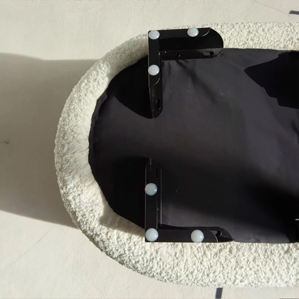 Banca Premium Nilla Boucle, 100 x 40 x 40 cm, Homedit - Image 6