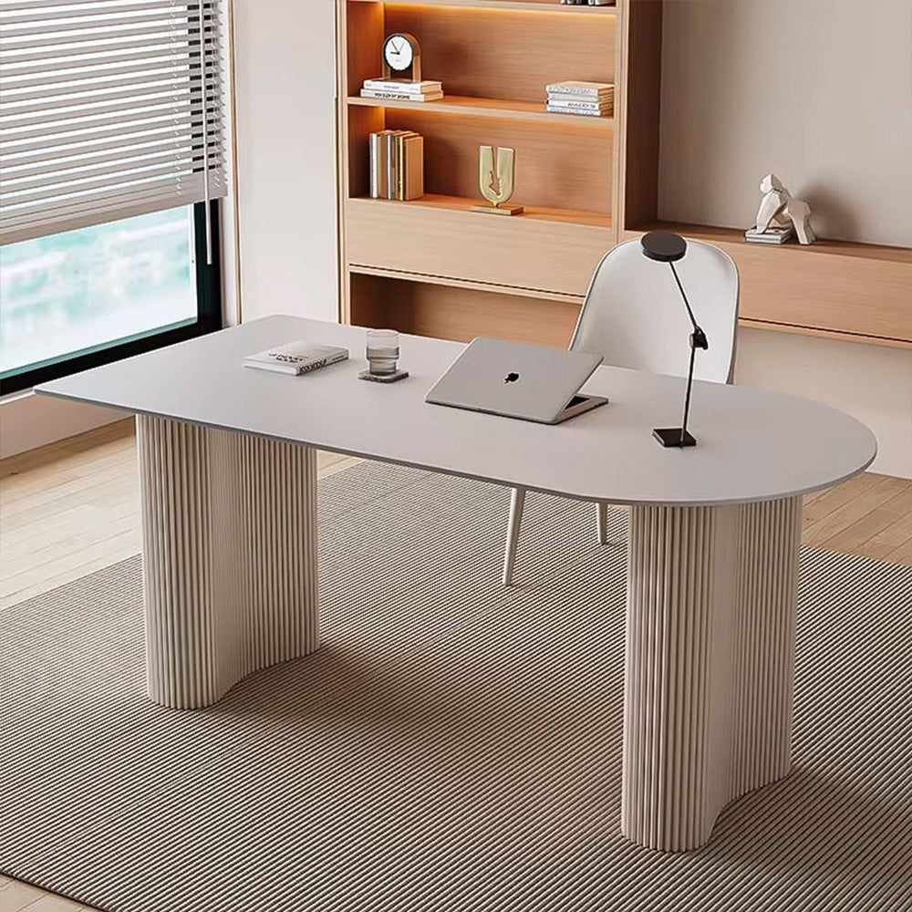 Masa De Birou Marion Round Desk, Premium, Homedit - Image 2