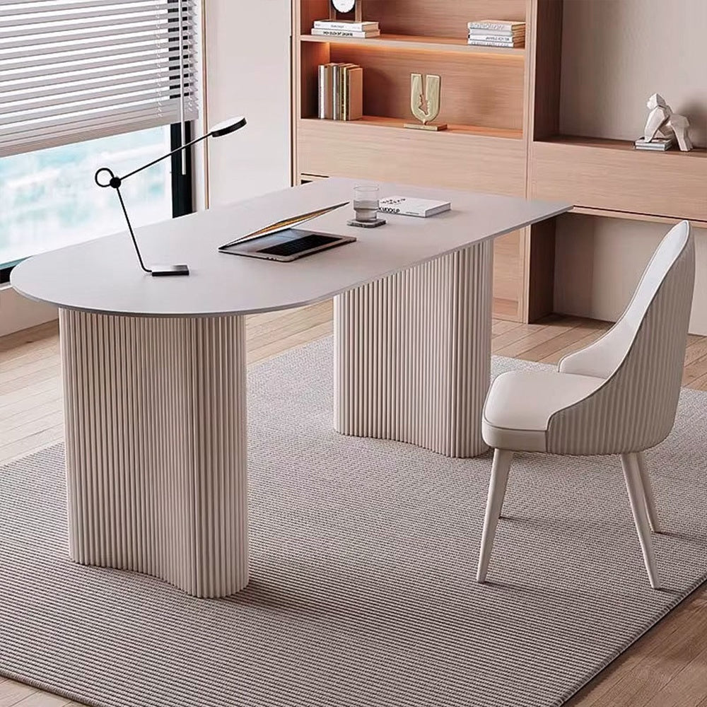 Masa De Birou Marion Round Desk, Premium, Homedit - Image 4