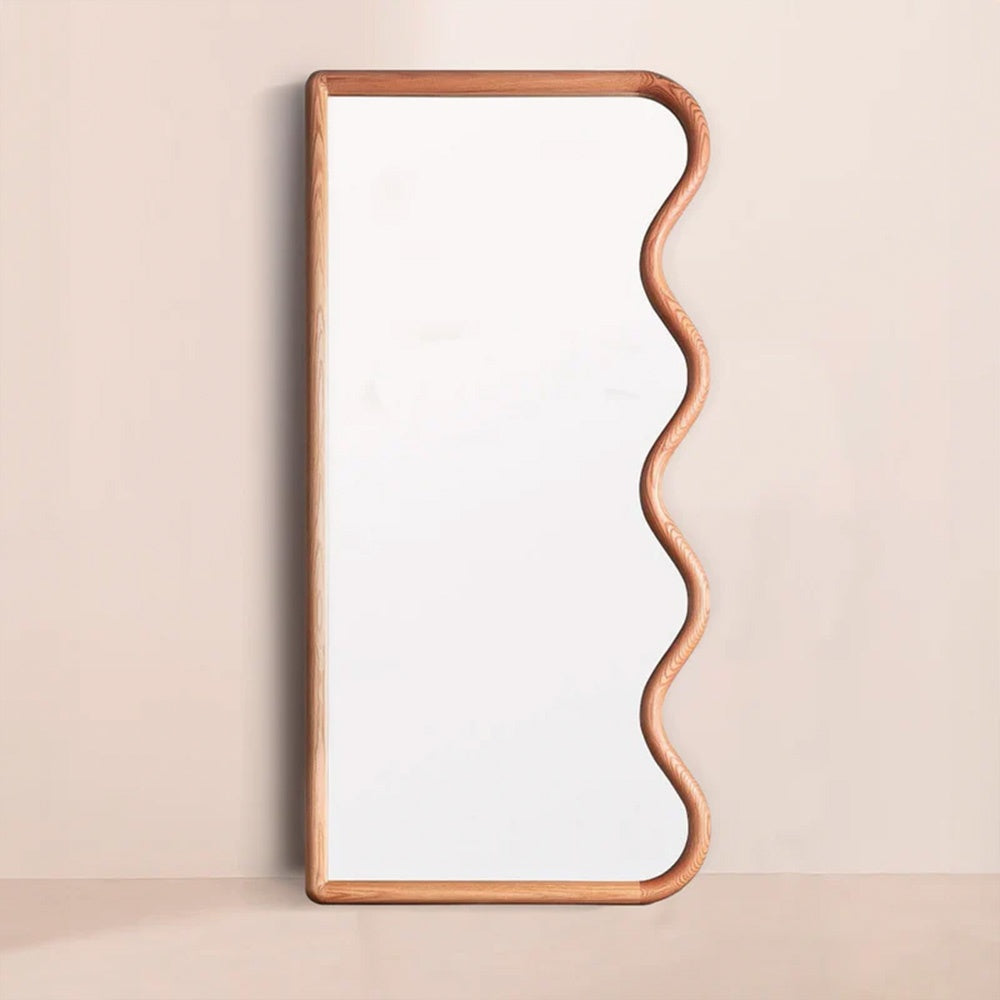 Oglinda Premium Echo Wood Mirror, 160 x 60 cm, Homedit - Image 5