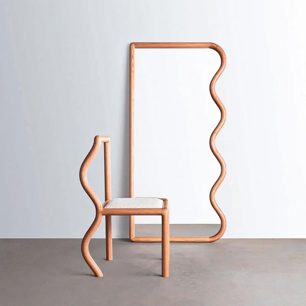 Oglinda Premium Echo Wood Mirror, 160 x 60 cm, Homedit - Image 7