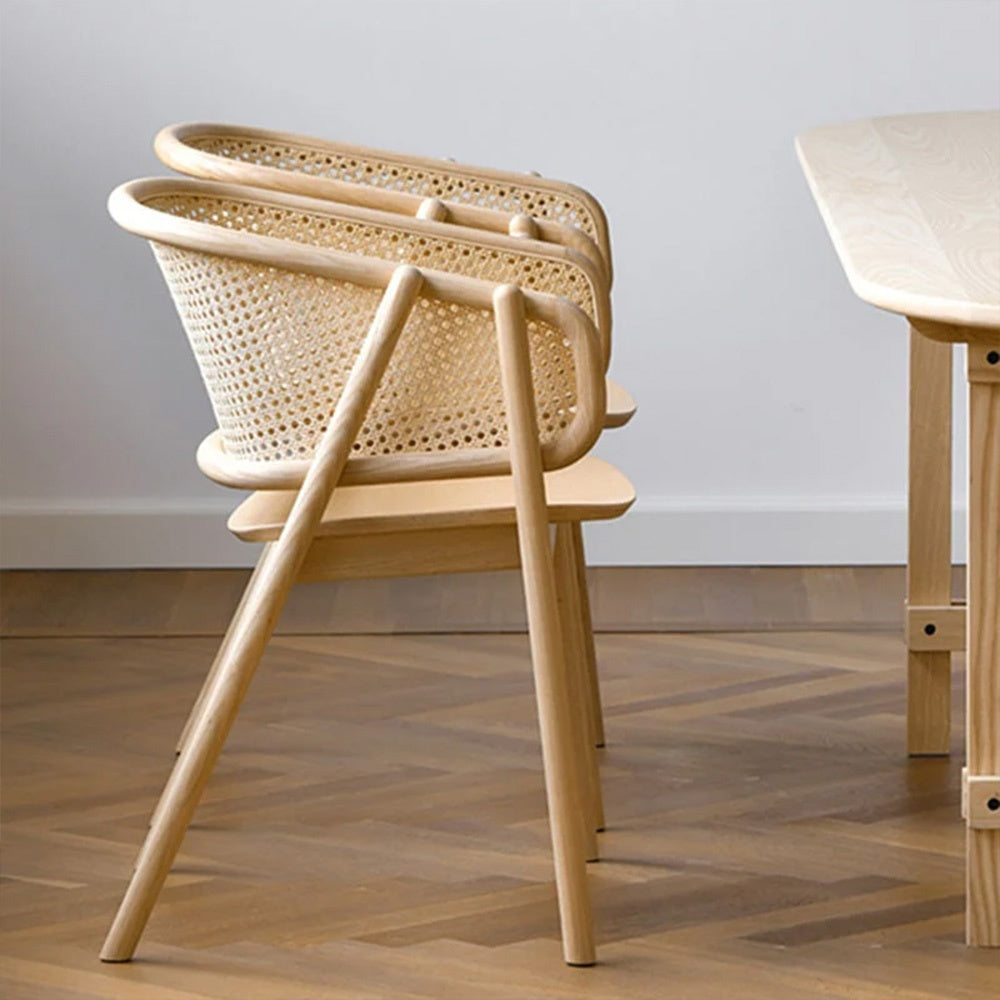 Scaun Premium Yllera Rattan, 59 x 54 x 76 cm, Homedit - Image 9