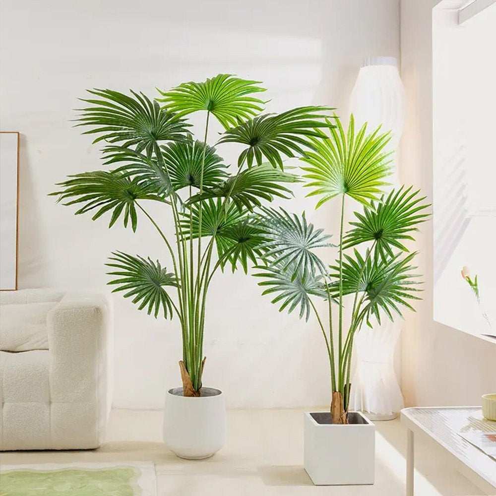 Planta Artificiala Palm Sunflower, 120 cm, Pentru Interior, Homedit - Image 9