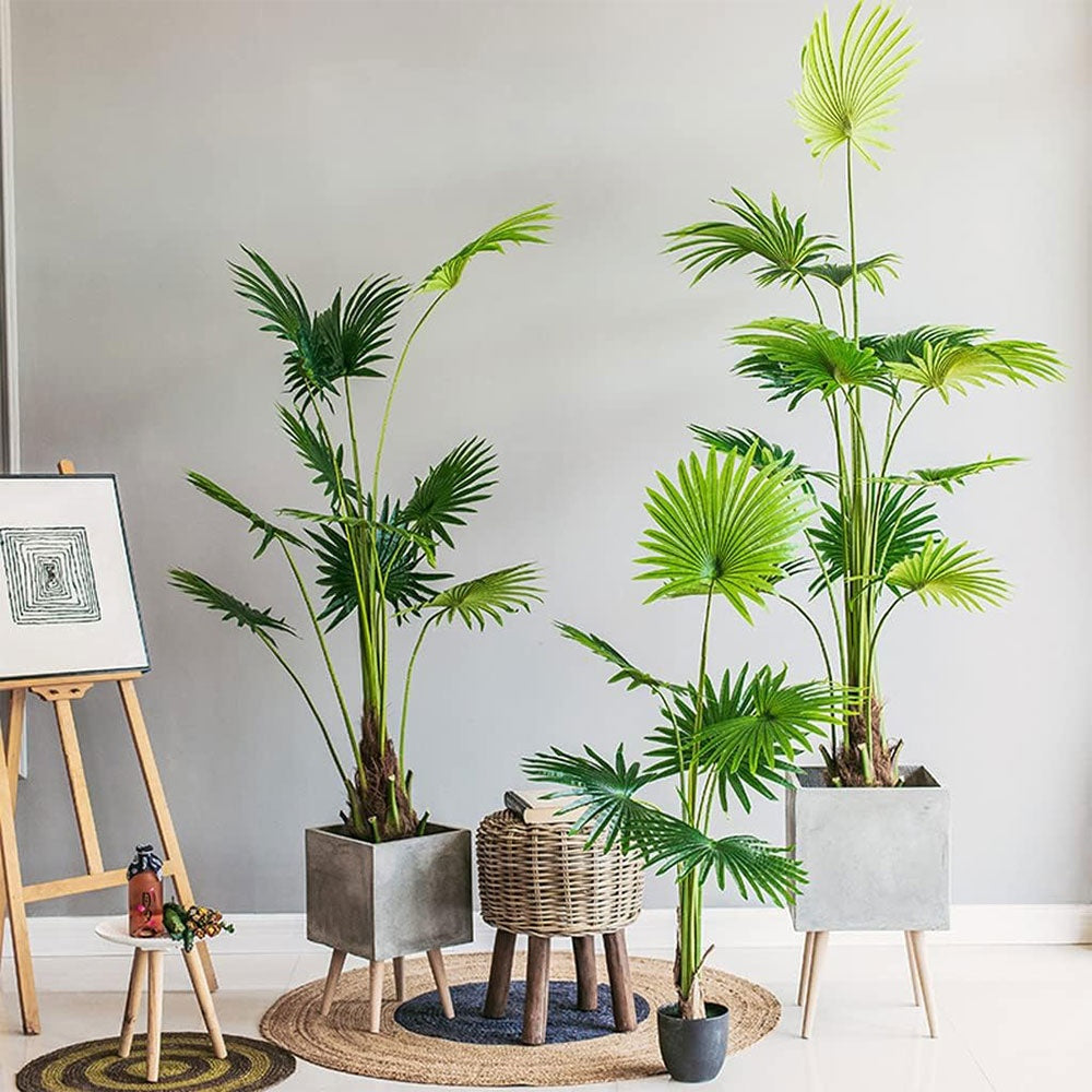 Planta Artificiala Palm Sunflower, 180 cm, Pentru Interior, Homedit - Image 7