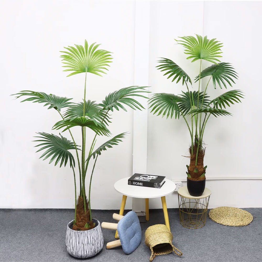 Planta Artificiala Palm Sunflower, 180 cm, Pentru Interior, Homedit - Image 10