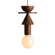 Lampa suspendata Century 1 din lemn de frasin, 13 cm x 32cm, Homedit - Image 7