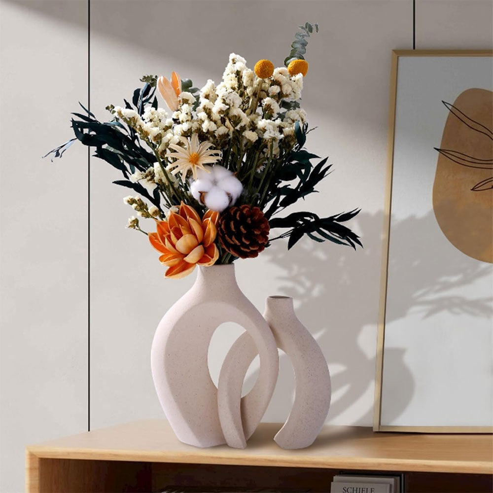 Vaza din ceramica Sarah, 16.2 cm x 21.5 cm x 3.3 cm / 13.8 cm x 17.6 cm x 2.4 cm, Homedit - Image 6