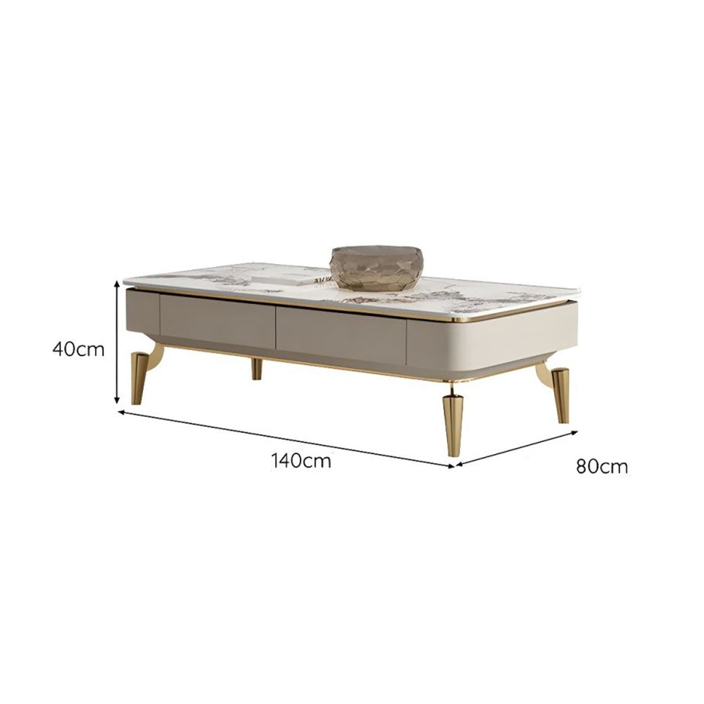 Masuta premium, 140 cm x 70 cm x 40 cm Goldora, Homedit - Image 4