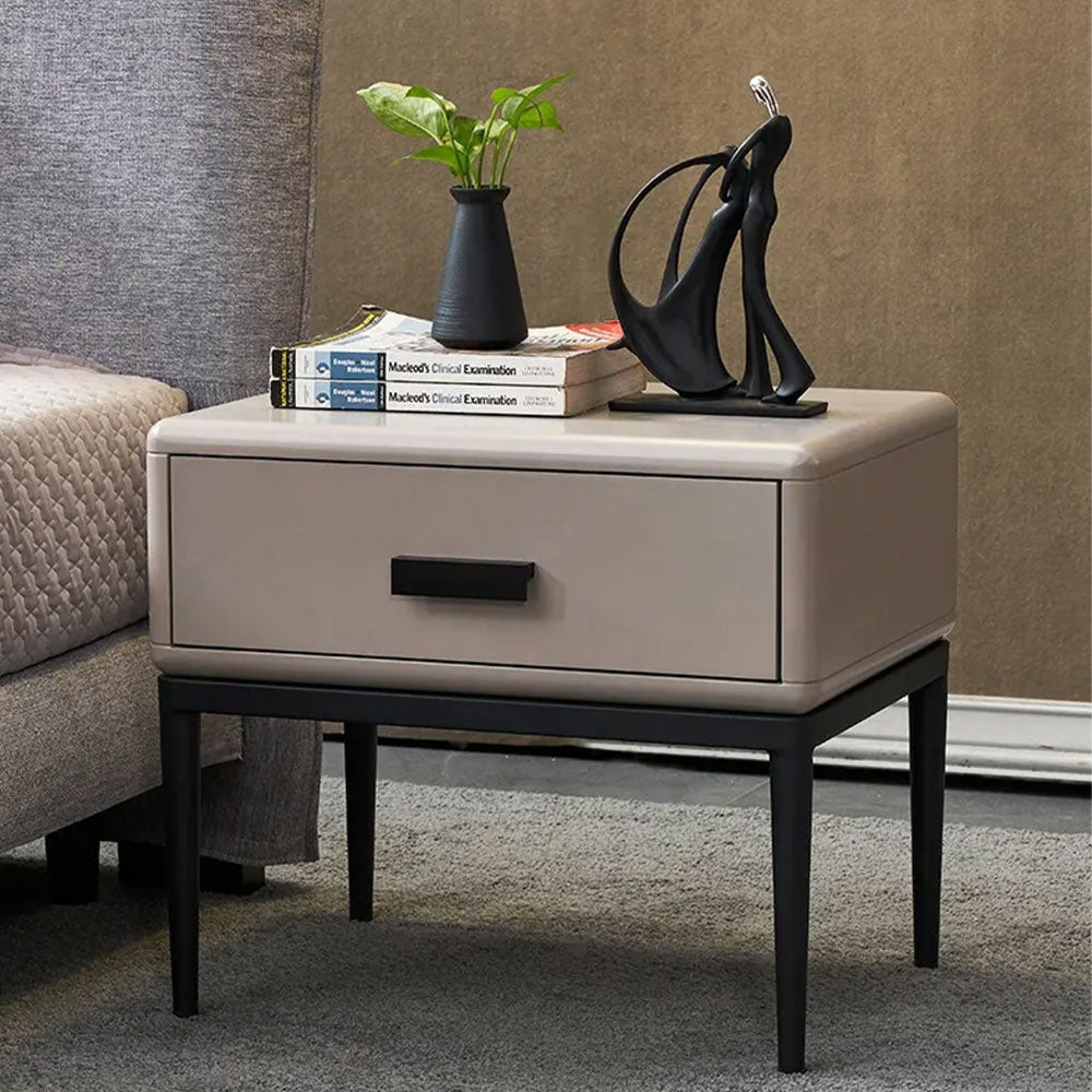 Noptiera Warm Grey Enes, 54 x 40 x 48 cm, Homedit - Image 4