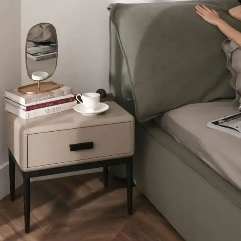 Noptiera Warm Grey Enes, 54 x 40 x 48 cm, Homedit - Image 6