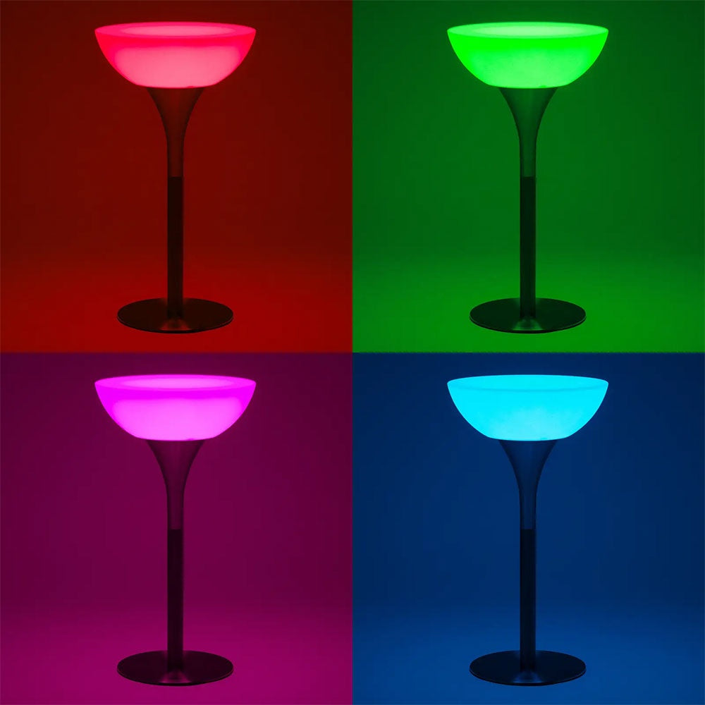Masa Cocktail premium, lumina LED RGB, 80 x 106 cm, Homedit - Image 6
