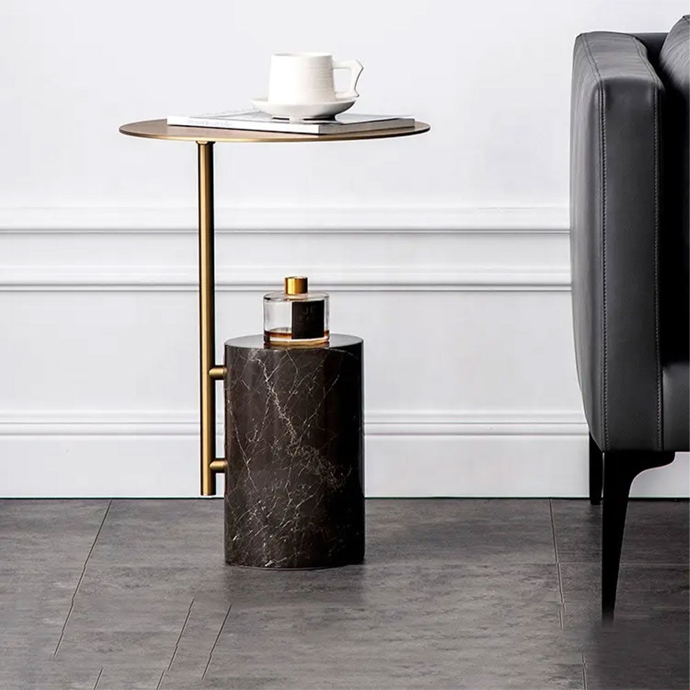 Masuta cafea premium, 40 x 58 cm, marmura, Sian2, Homedit - Image 2