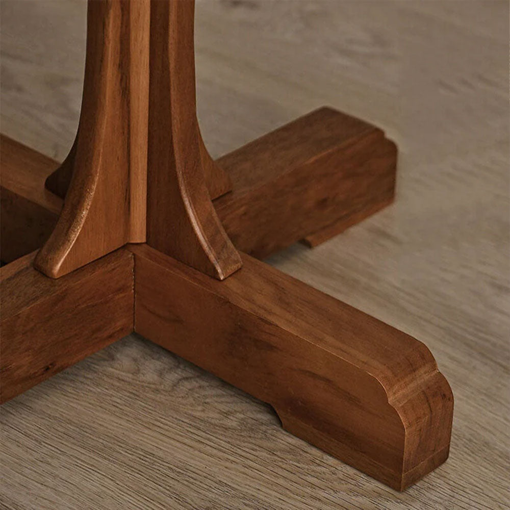 Lampa de podea Aoky, stejar si stofa, 175 x 26 cm, E27, Homedit - Image 8
