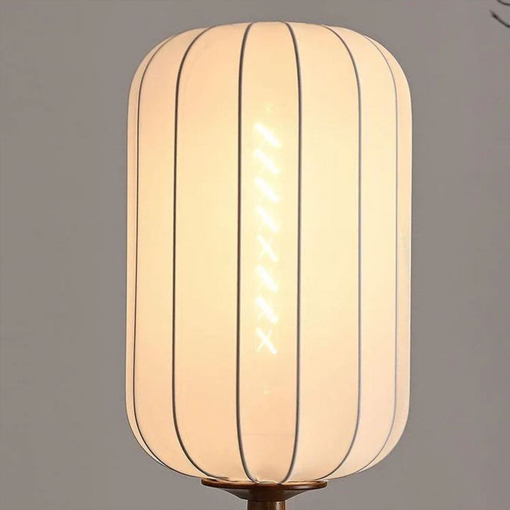 Lampa de podea Aoky, stejar si stofa, 175 x 26 cm, E27, Homedit - Image 9