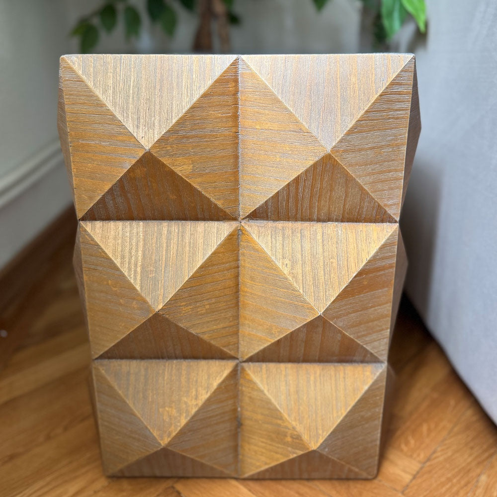 Masuta din lemn masiv pentru cafea si noptiera Brick, Homedit - Image 6