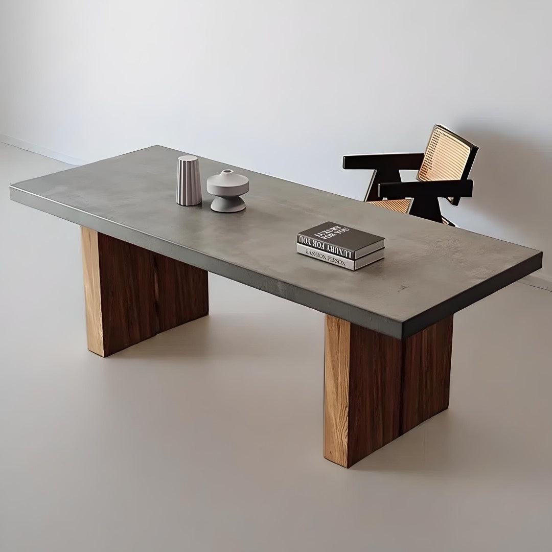 Masa Dining lemn masiv 200 x 80 cm Nordis Pine picioare Martin - Image 3