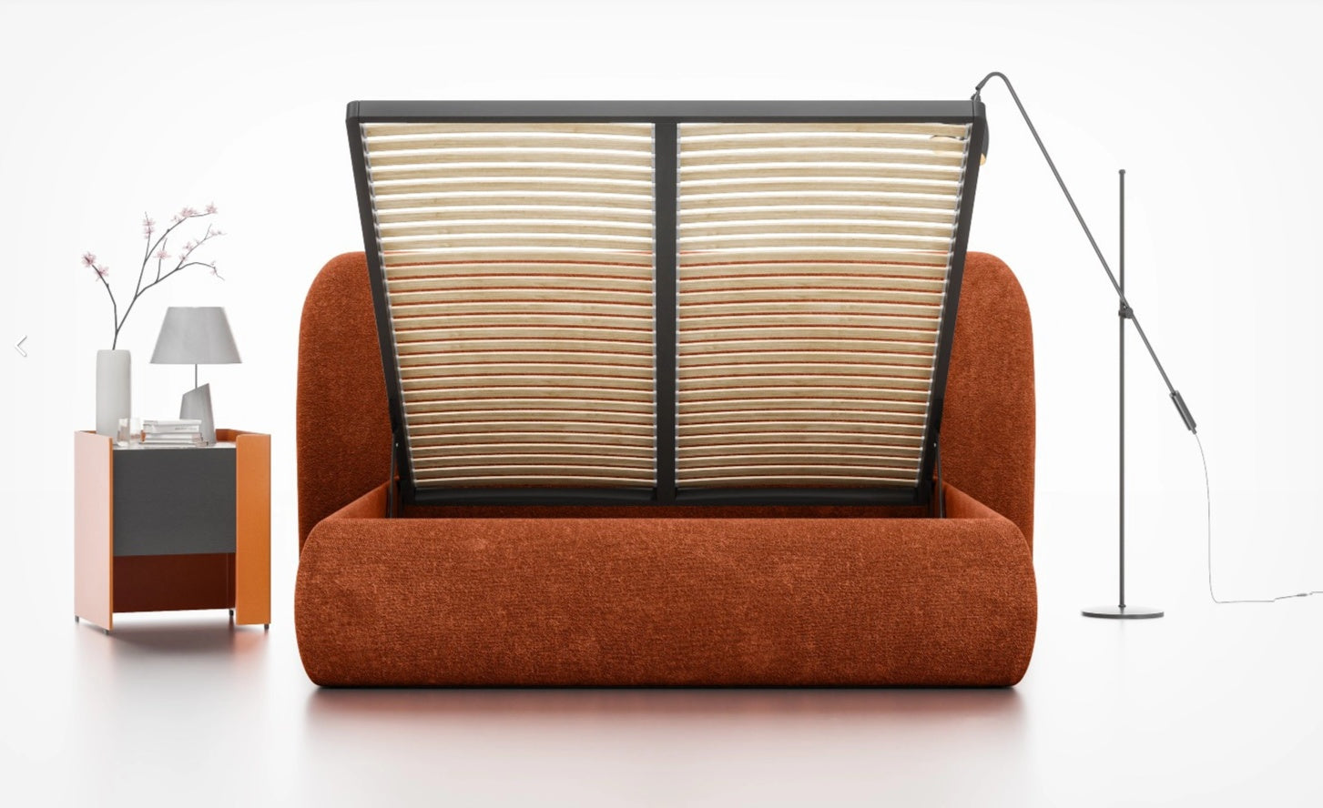 Pat premium Laverto, cu lada pneumatica, 180 x 200 cm, Homedit - Image 7