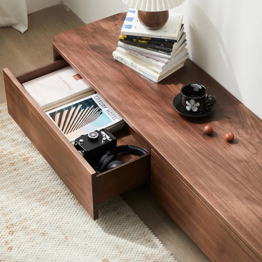 Consola tv 180 cm x 39 cm x 30 cm, consola lemn shape wood, Homedit - Image 5