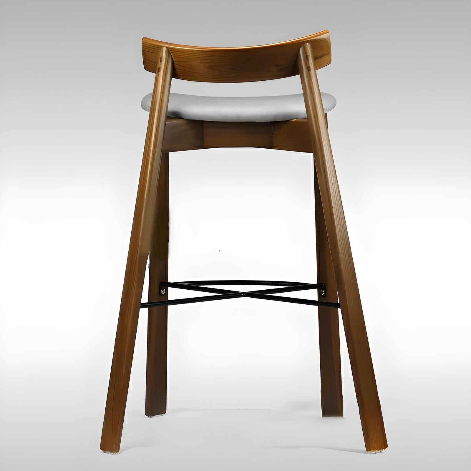 scaun de bar din lemn de frasin trevo, homedit - Image 3