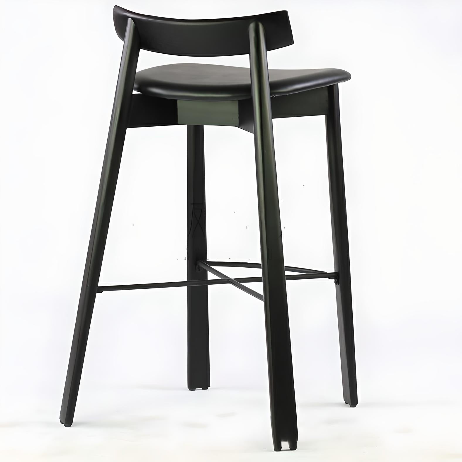 scaun de bar din lemn de frasin trevo, homedit - Image 2