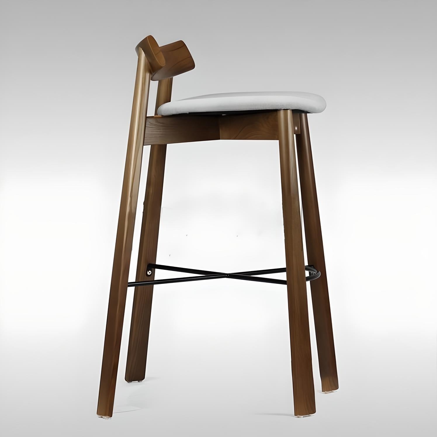 scaun de bar din lemn de frasin trevo, homedit - Image 5