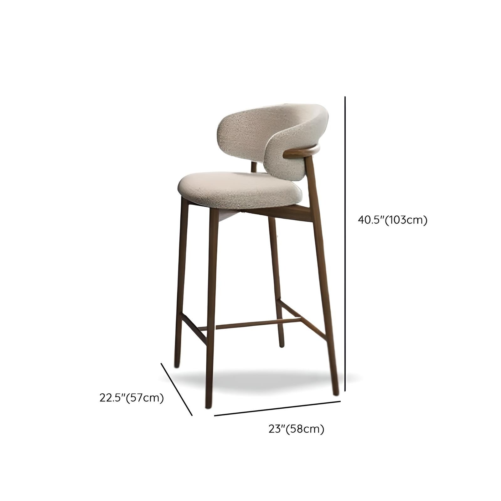 scaun de bar tall summit elegance, scaun de bar, homedit - Image 5