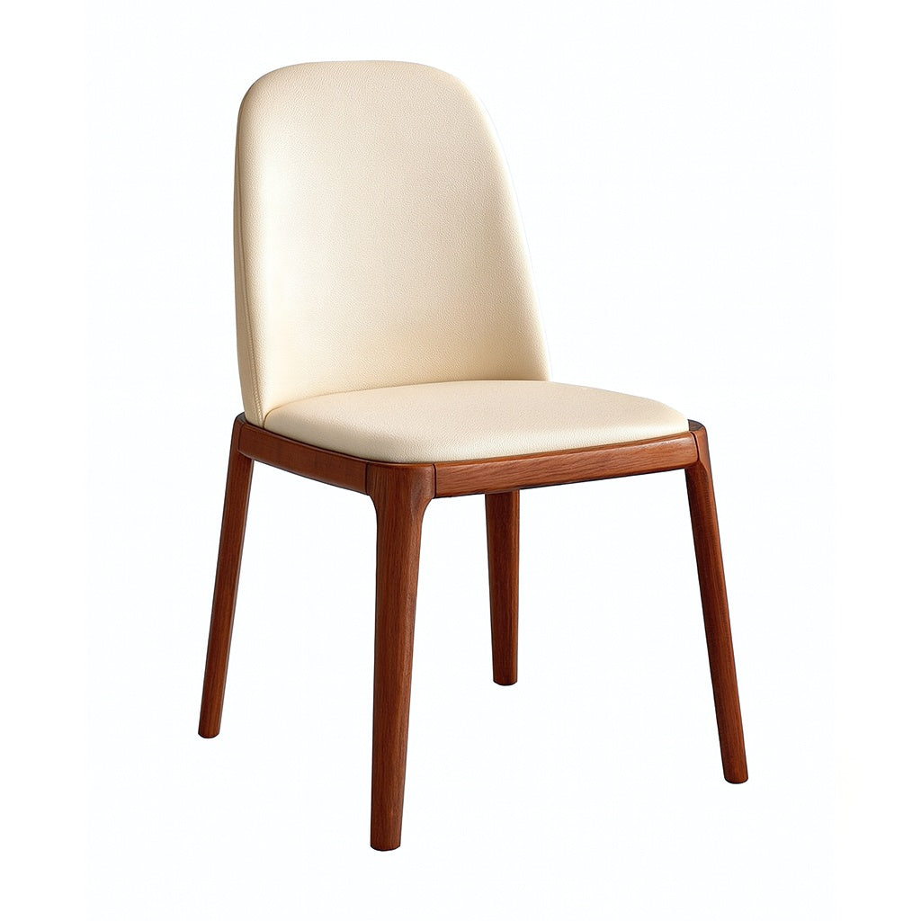 Scaun premium din lemn de frasin Flexi Form, Walnut, Homedit - Image 2