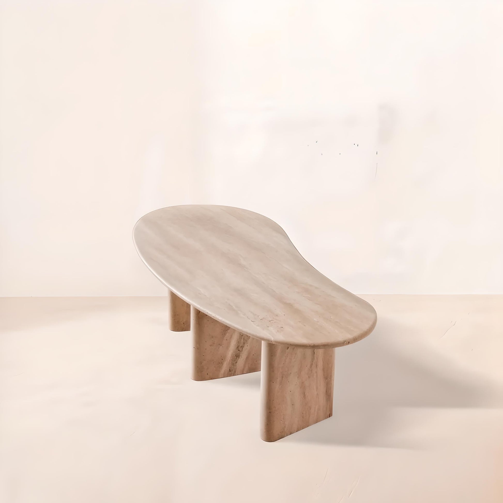 Masa cafea premium Carlo, piatra naturala, 128 x 58 x 40 cm, Homedit - Image 7