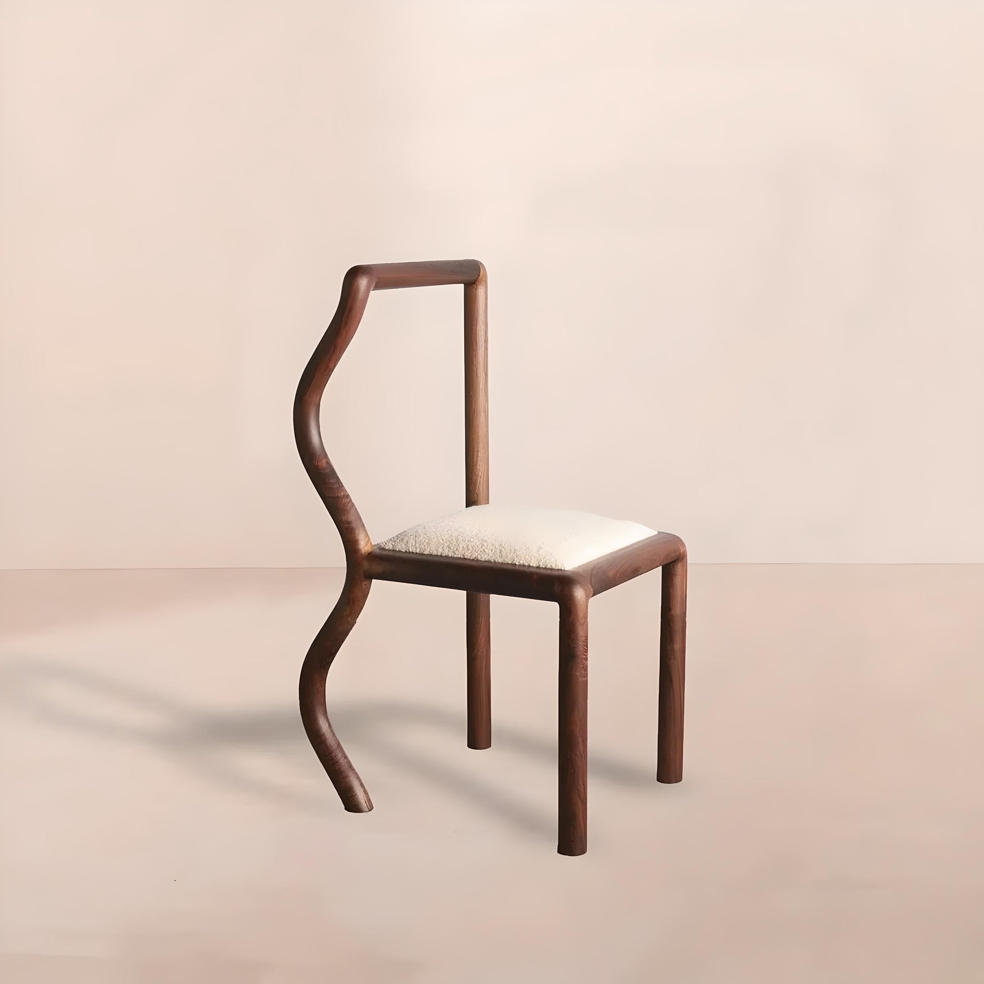 Scaun Premium Echo Wood Chair, 44 x 48 x 87 cm, Homedit - Image 2