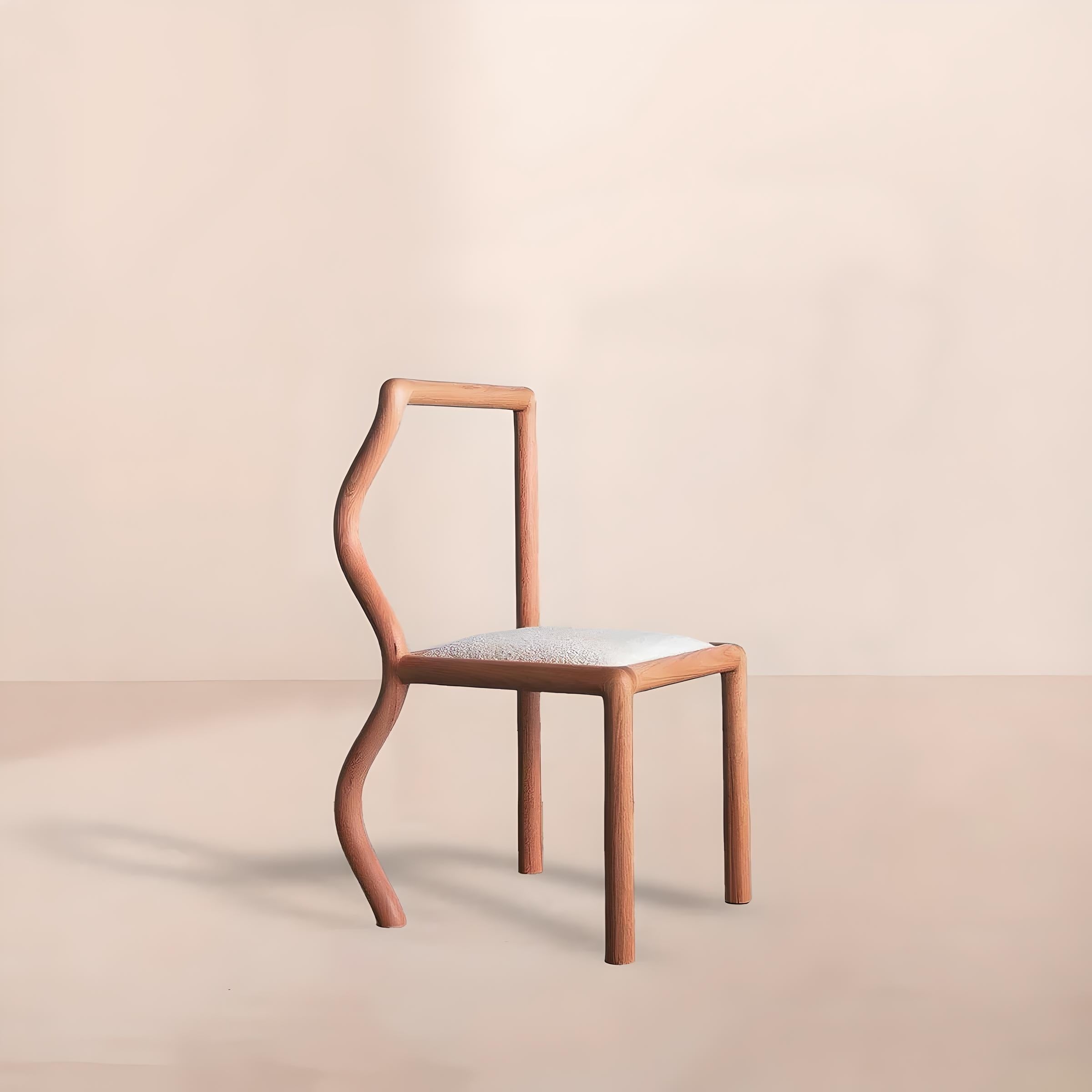 Scaun Premium Echo Wood Chair, 44 x 48 x 87 cm, Homedit - Image 3