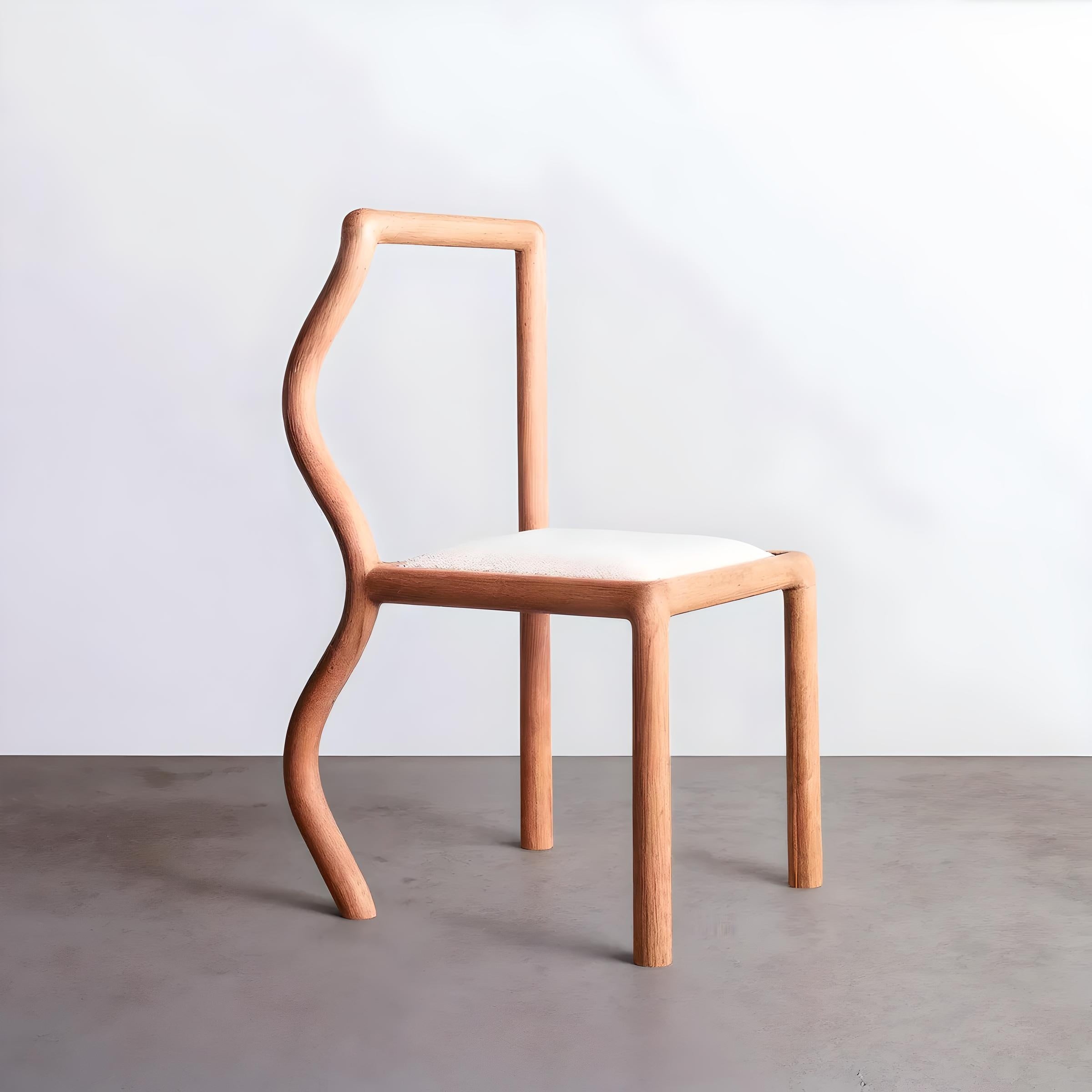 Scaun Premium Echo Wood Chair, 44 x 48 x 87 cm, Homedit - Image 9