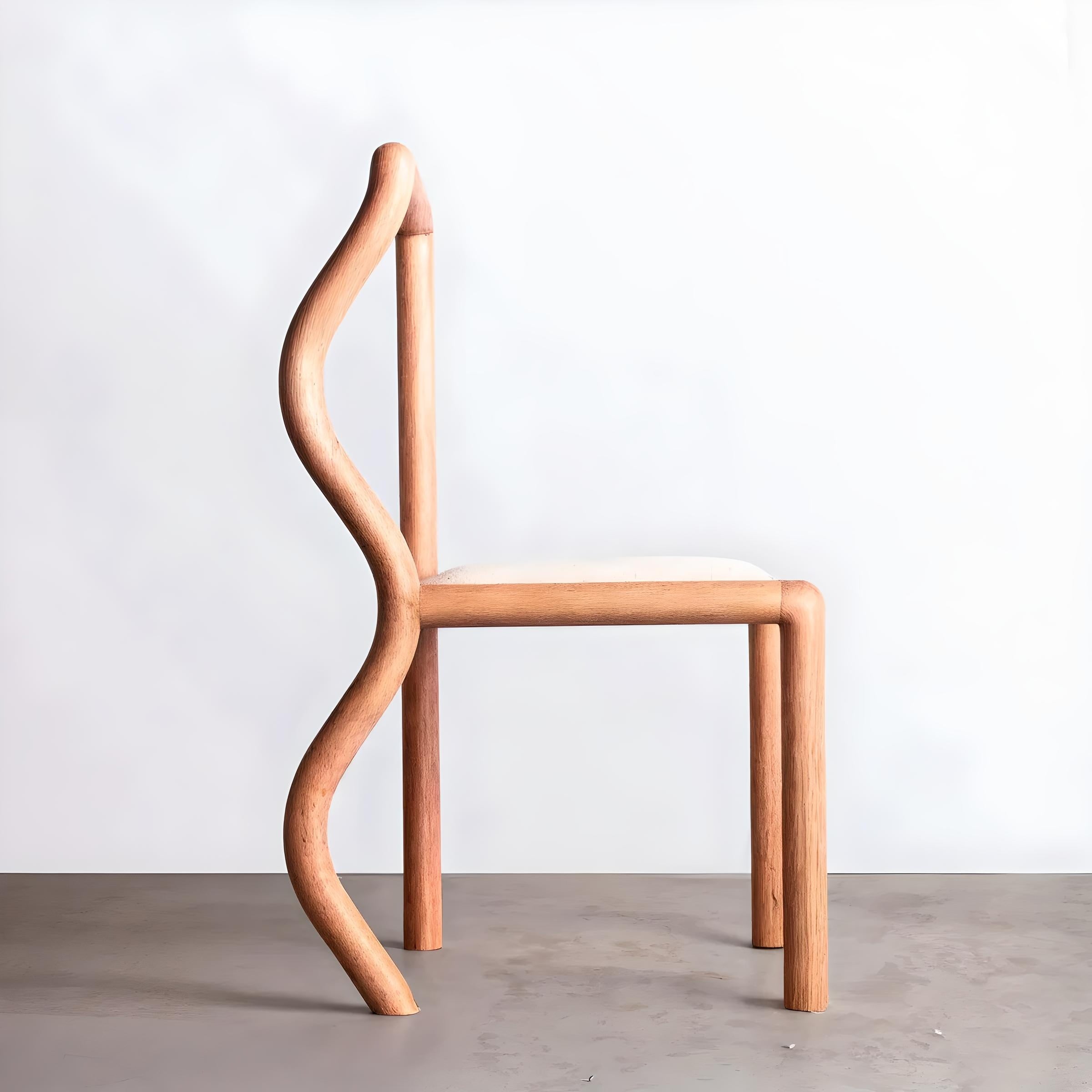 Scaun Premium Echo Wood Chair, 44 x 48 x 87 cm, Homedit - Image 10