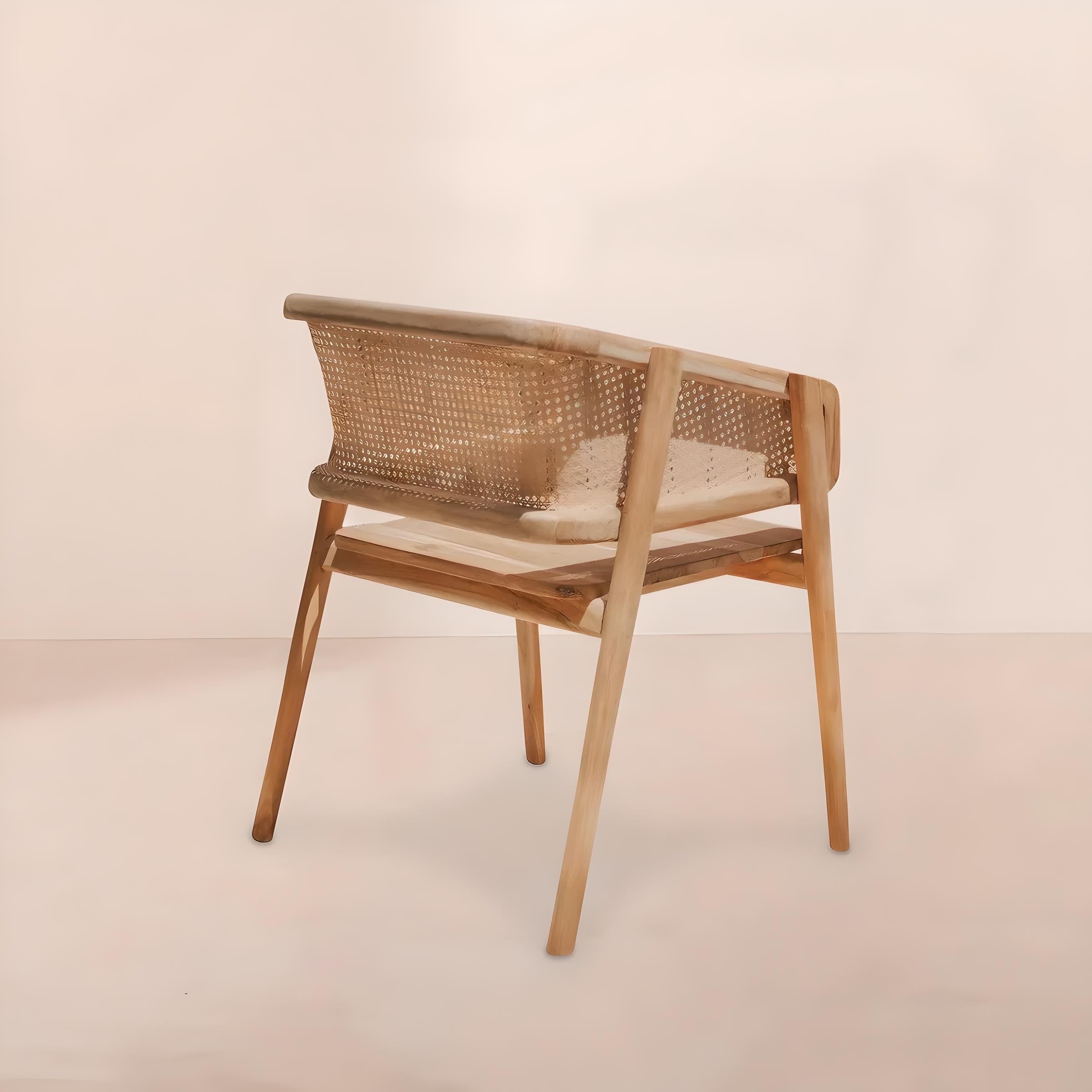 Scaun Premium Yllera Rattan, 59 x 54 x 76 cm, Homedit - Image 2