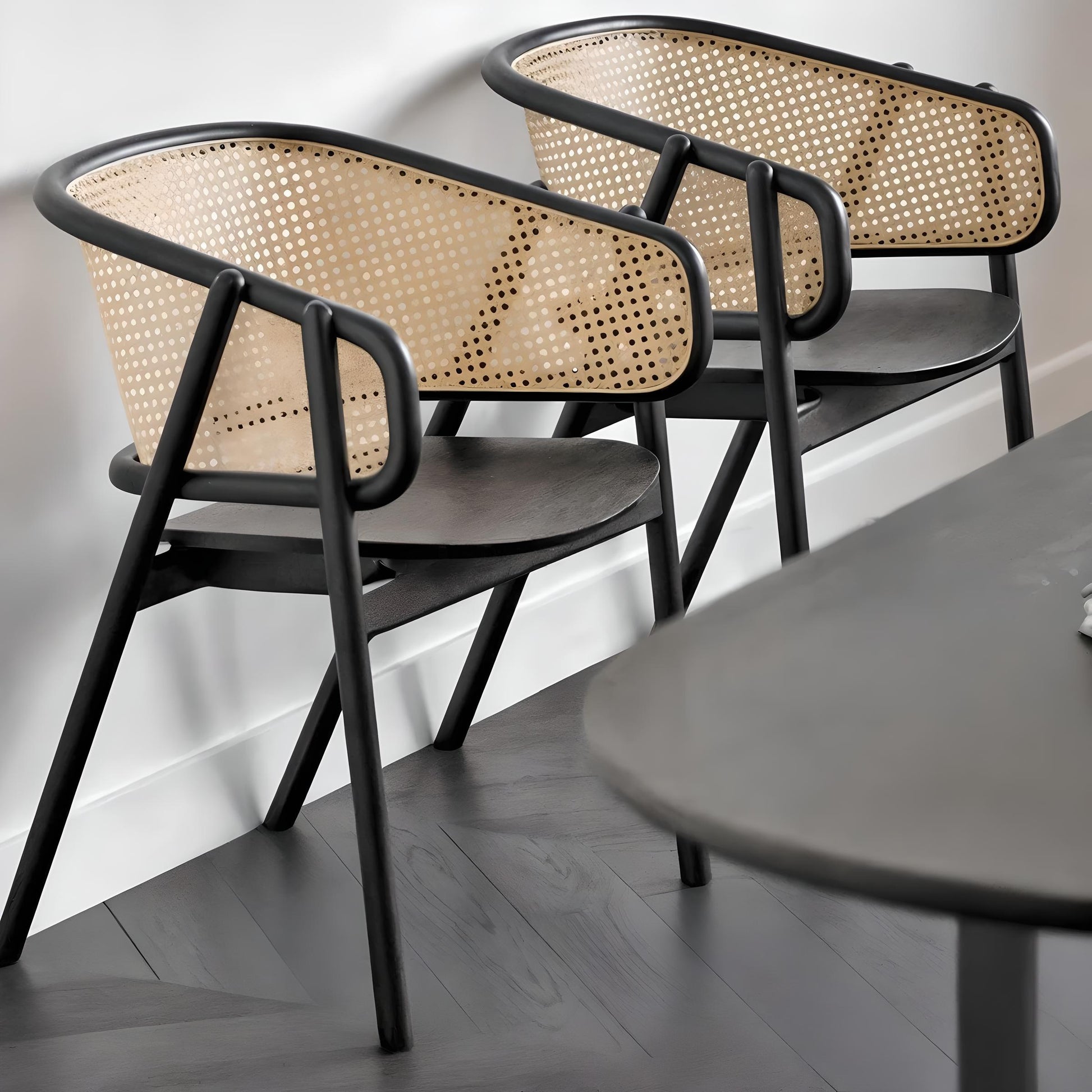 Scaun Premium Yllera Rattan, 59 x 54 x 76 cm, Homedit - Image 4