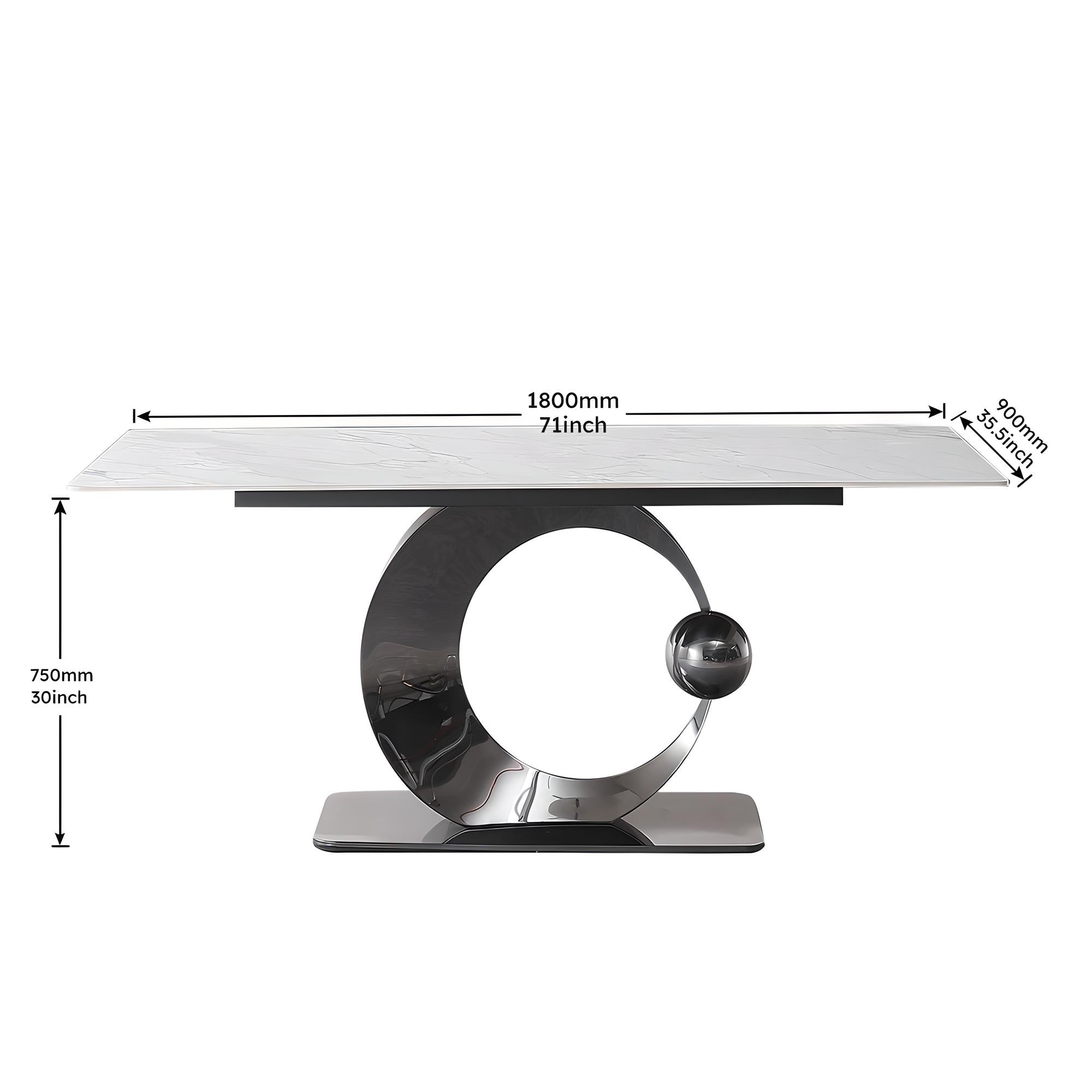 Masă dining Eclipse, Homedit - Image 2