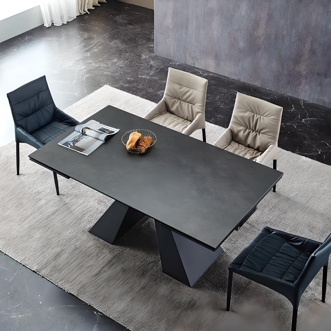 Masa dining 300 x 100 Rock Fix, blat ardezie, masa bucatarie Homedit - Image 5