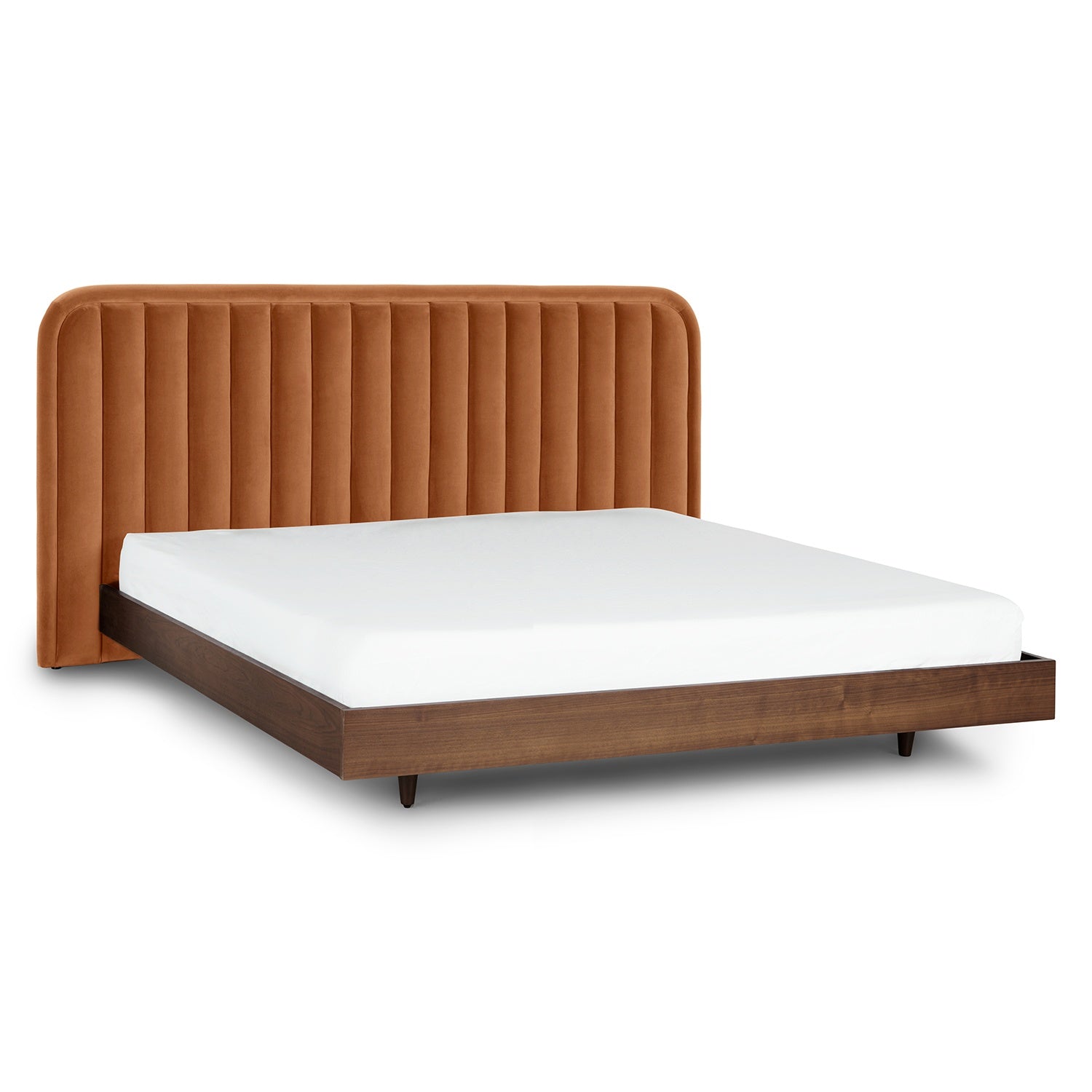 pat premium tapitat, cadru din lemn masiv, Nord, Homedit - Image 5