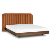 pat premium tapitat, cadru din lemn masiv, Nord, Homedit - Image 5
