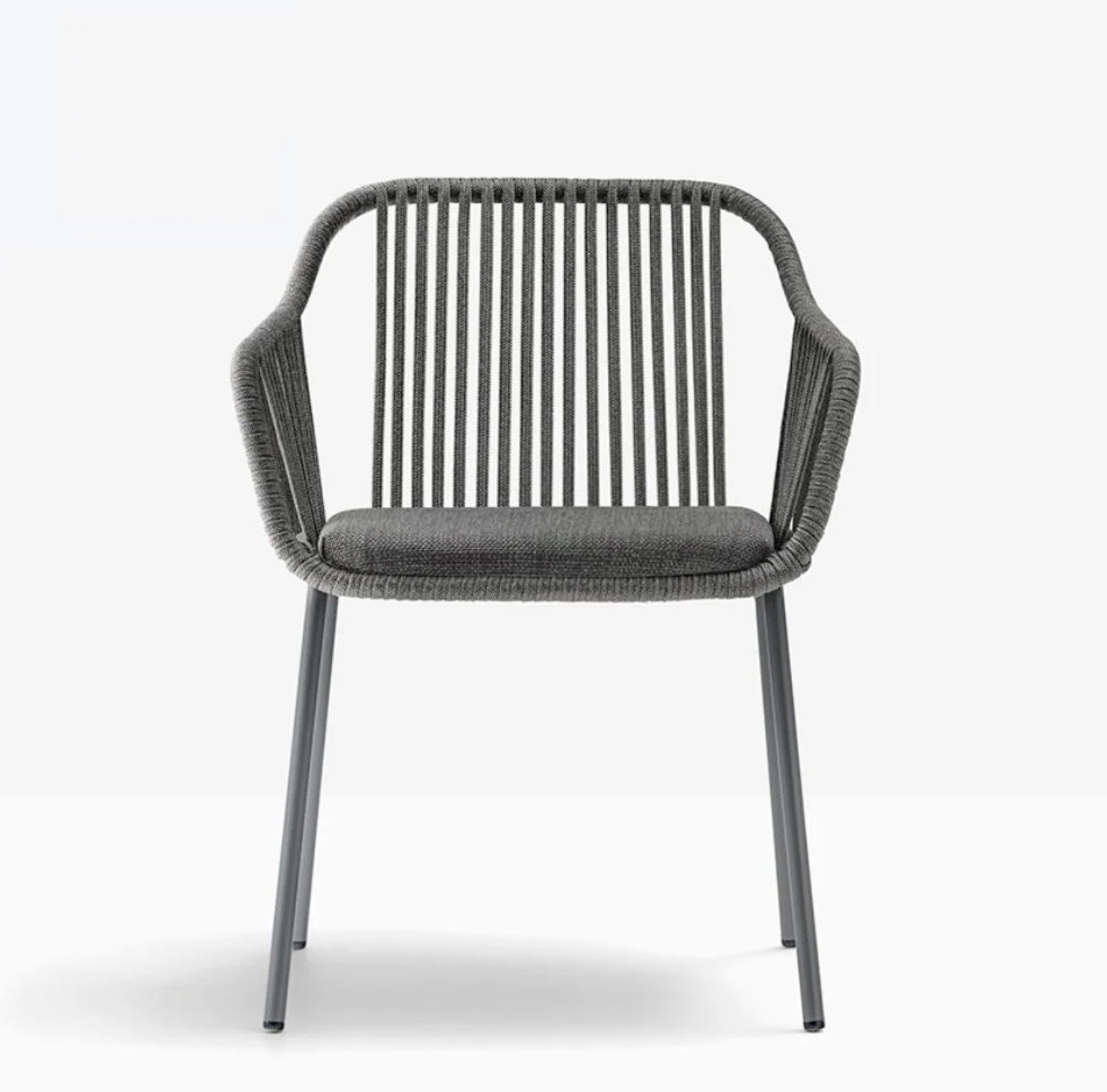 Scaun Gri pentru terasa Bibo, Homedit - Image 3