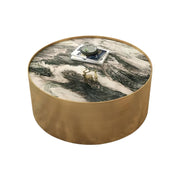 Masa cafea 90 cm marmura compozit, Ischia, Homedit - Image 8