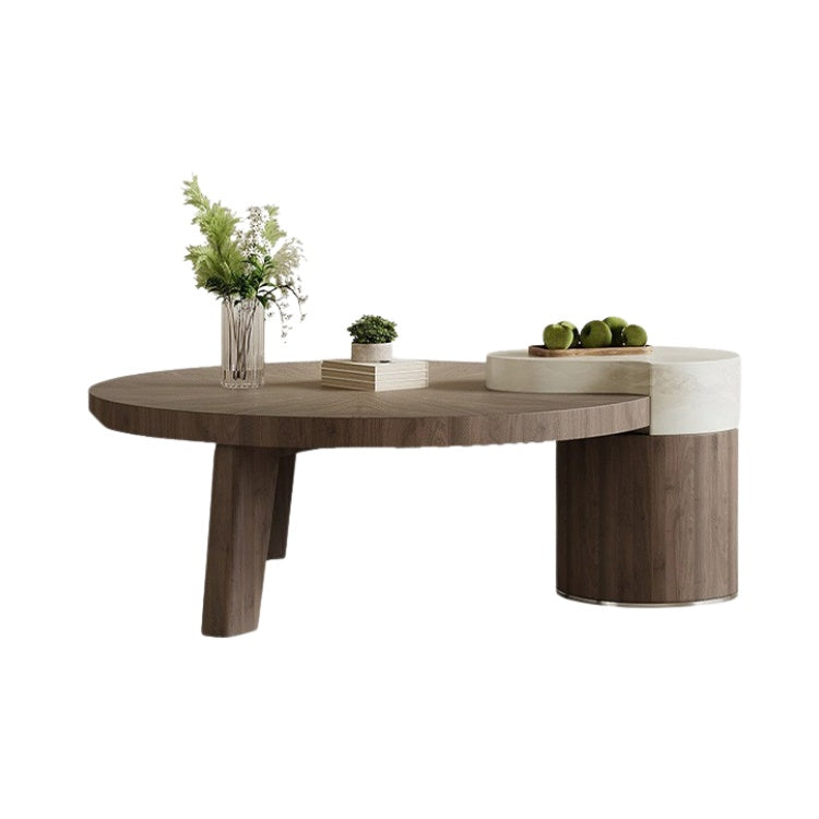 Masa cafea, 101 cm lemn premium Oak, Homedit - Image 2