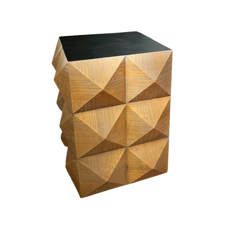 Masuta din lemn masiv pentru cafea si noptiera Brick, Homedit - Image 10