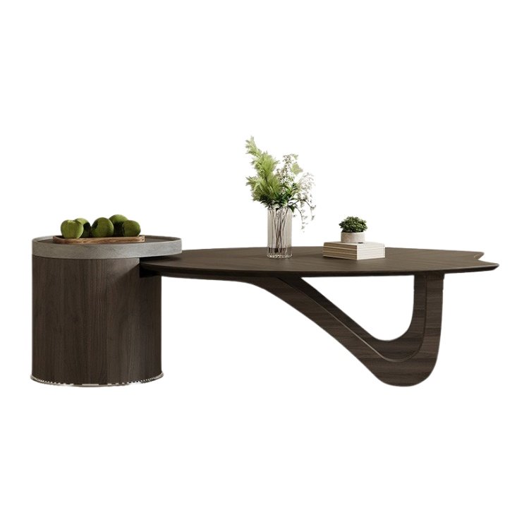 Masa cafea premium  lemn masiv 140 x 75 x 41 cm Venn, Homedit - Image 2
