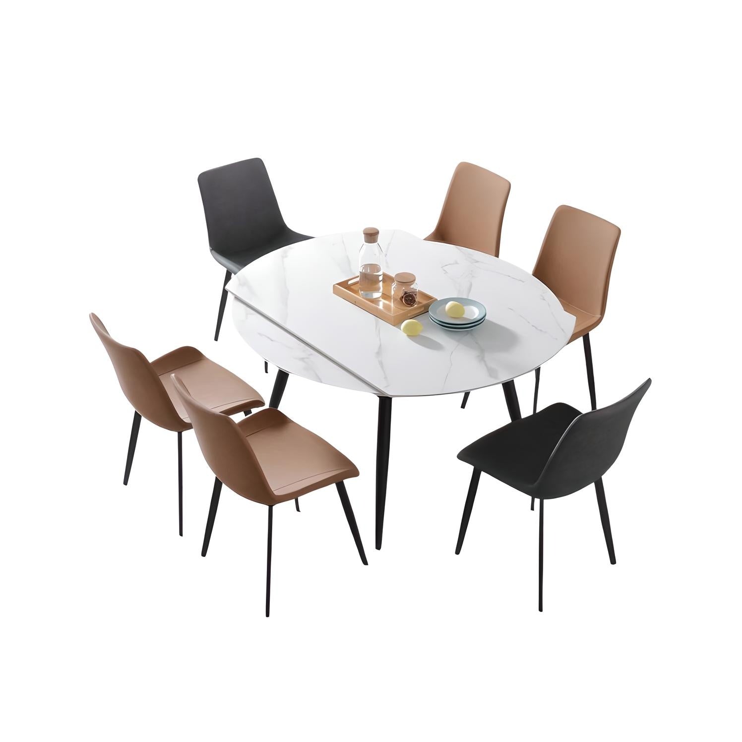 Masa Dining Extensibila Amella Stone, Premium, Homedit - Image 6