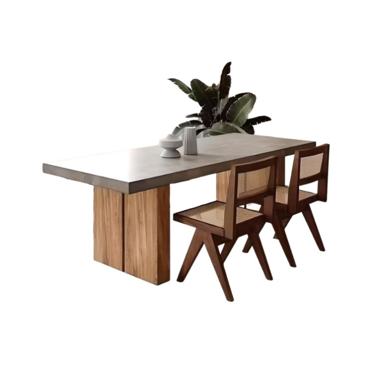 Masa Dining lemn masiv 200 x 80 cm Nordis Pine picioare Martin - Image 6